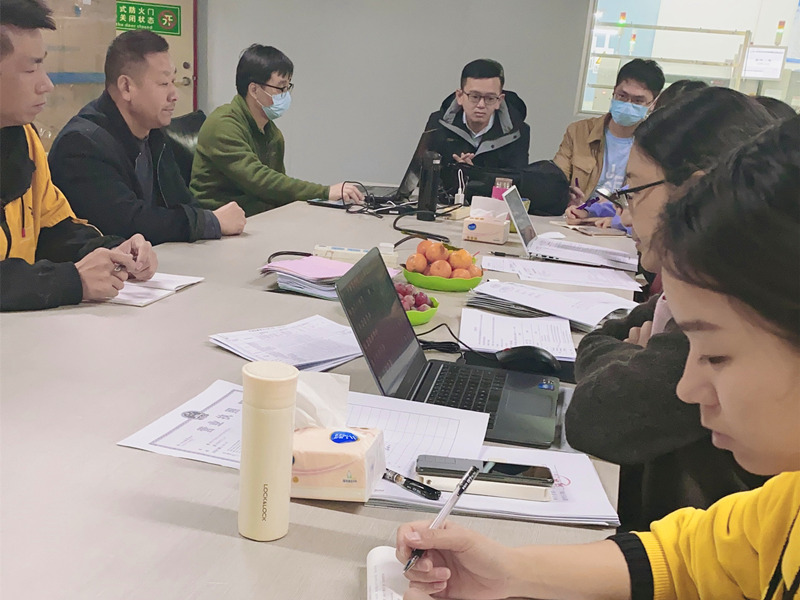 昨天，恒彩光電通過2022年度ISO三體系審核