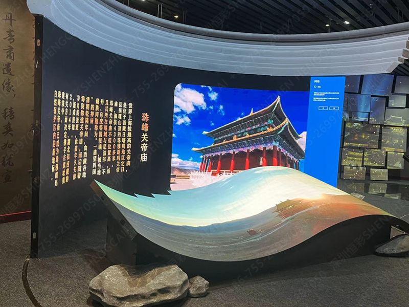 運(yùn)城天下關(guān)公廟，LED顯示屏項(xiàng)目
